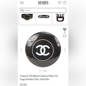 Chanel collectors item frisbee!